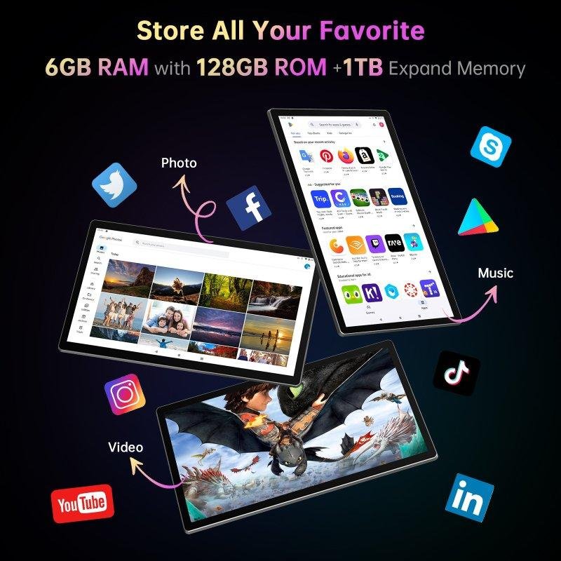 Detalle 2 de Tablet MESWAO B3 WiFi 15,6" 6GB/128GB Gris con Stylus Pen