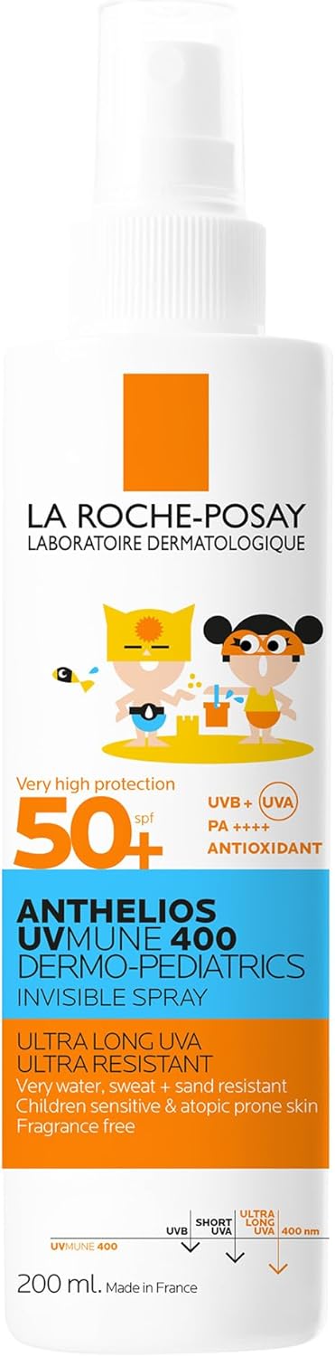 Detalle de La Roche-Posay Anthelios UVMune 400 Dermo-Pediatrics Invisible Spray SPF50+ for Children