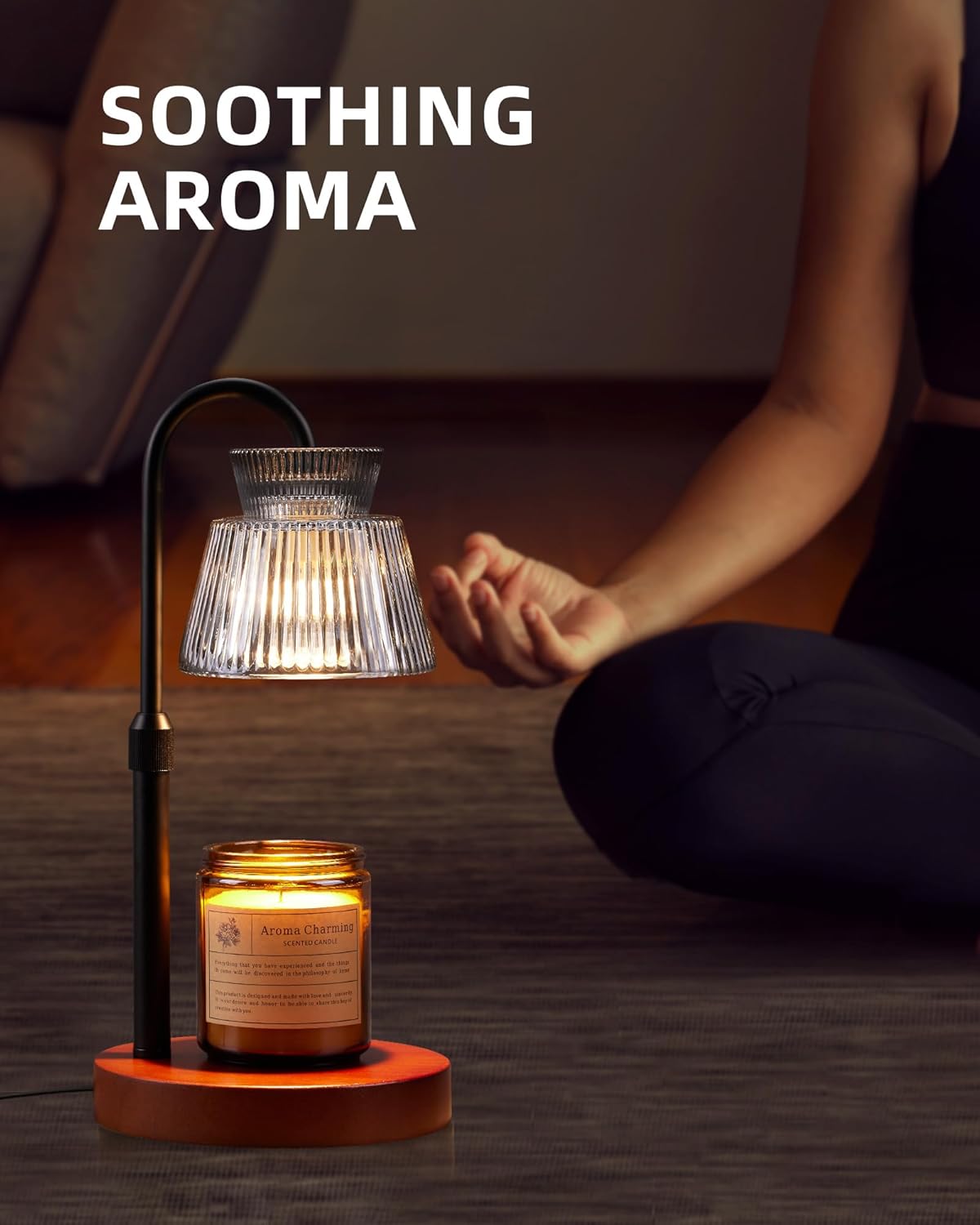 Thumbnail 5 de LISUNAR CWL-G002 Candle Warmer Lamp with Timer, Dimming and Adjustable Height
