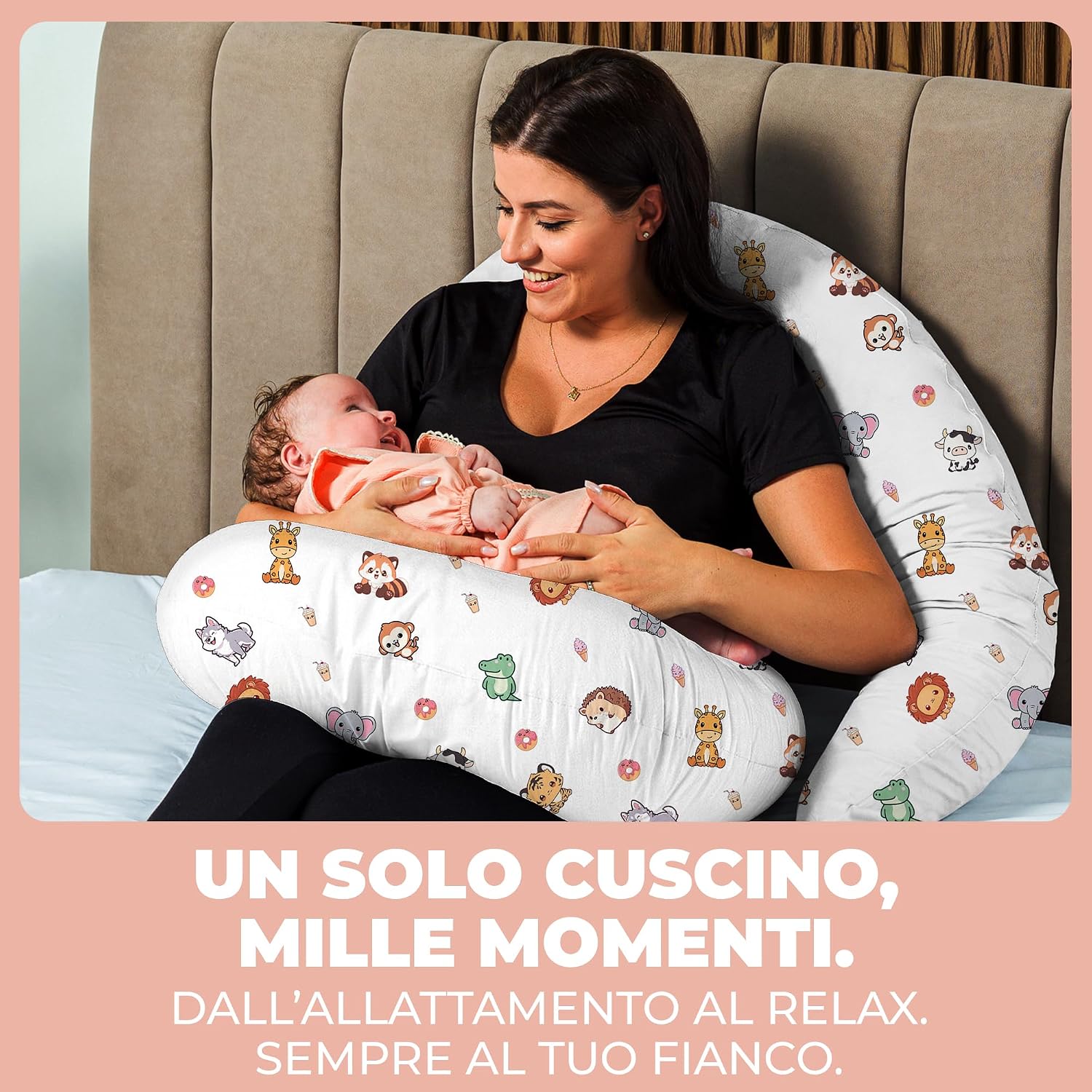 Thumbnail 6 de Cuscino allattamento e gravidanza ciambella in cotone 100%