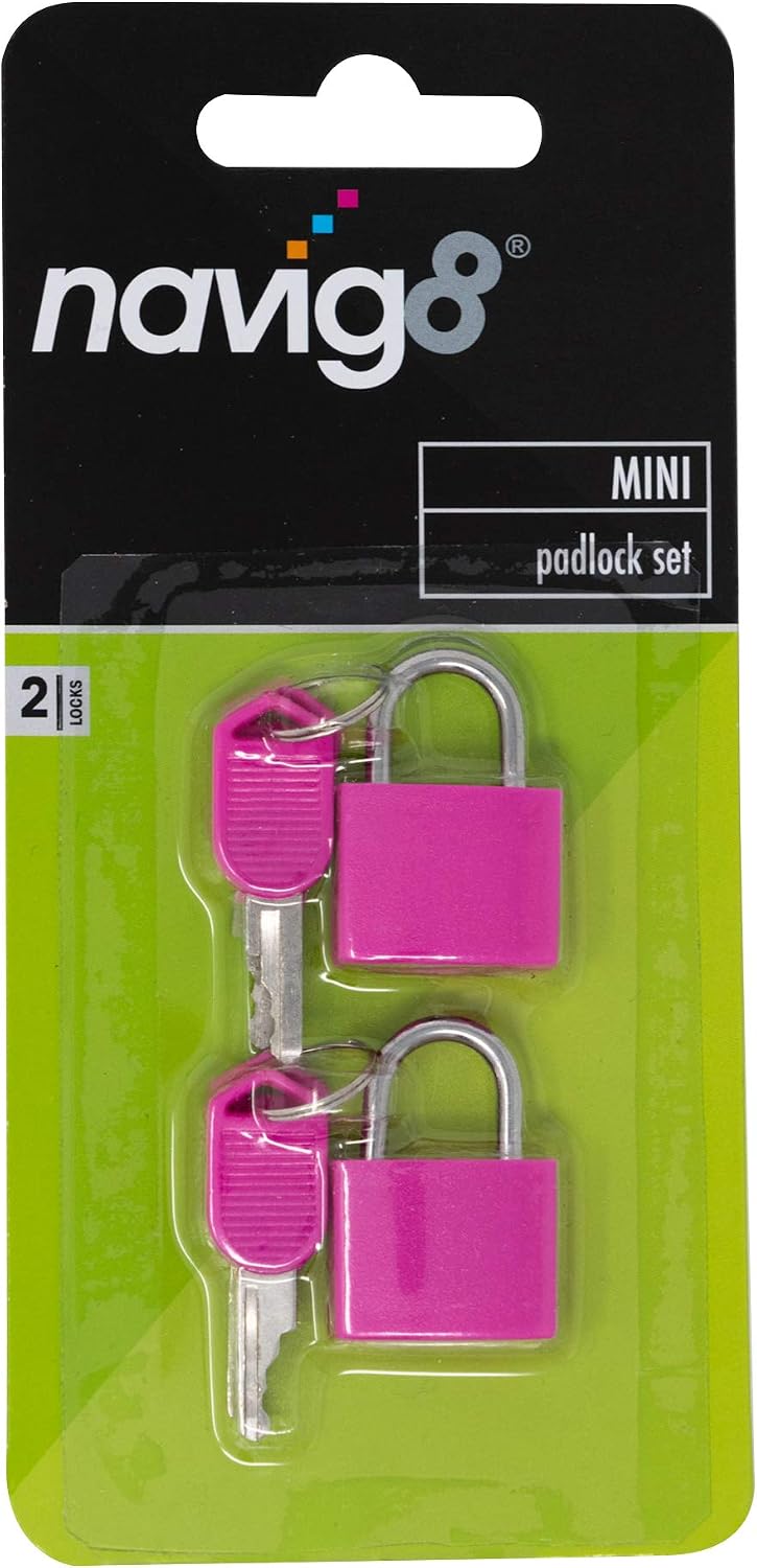 Detalle de Navig8 Mini Padlock Set 2pk - 117104