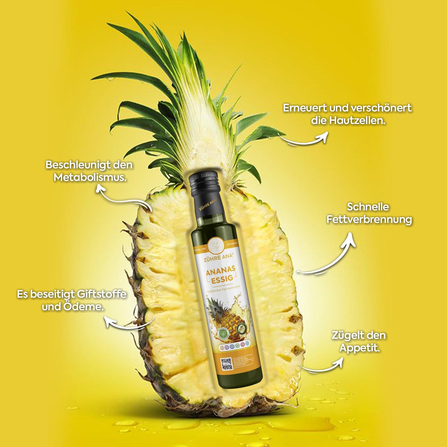 Thumbnail 3 de Zühre Ana Ananas-Essig – natürlich fermentiert