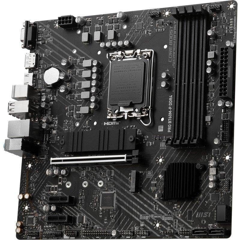 Detalle 2 de MSI PRO B760M-P DDR4 placa base micro-ATX