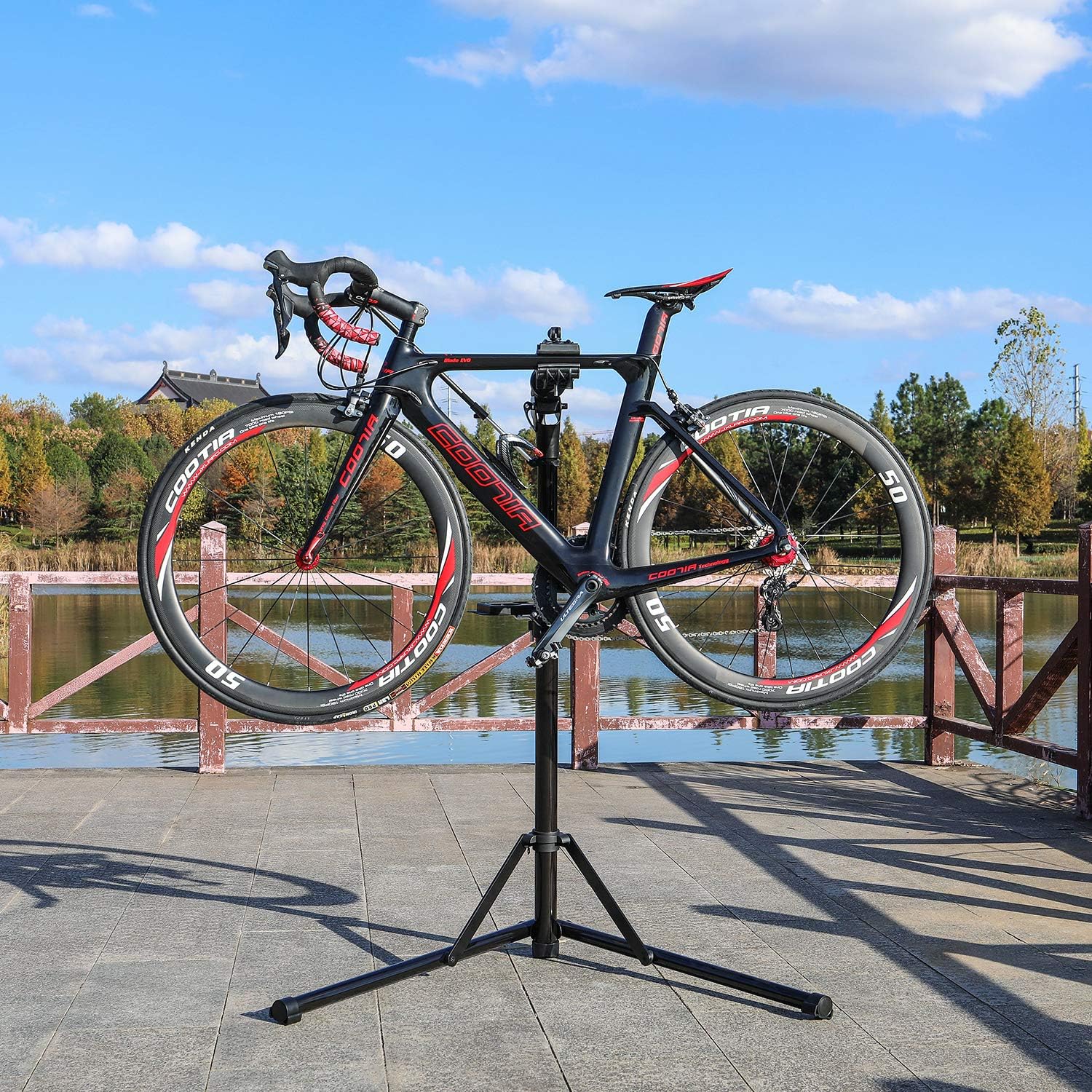 Thumbnail 5 de CXWXC cavalletto riparazione bici nero
