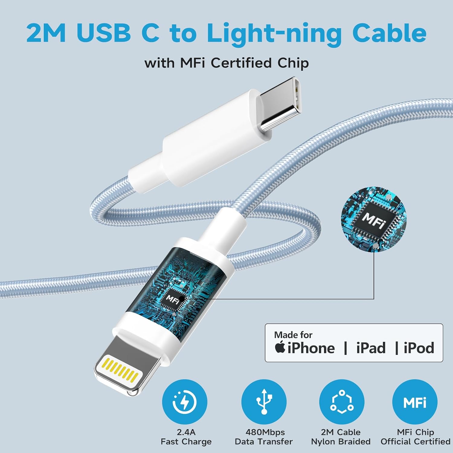 Thumbnail 5 de Apple 20W Cargador Rápido USB-C con Cable Lightning