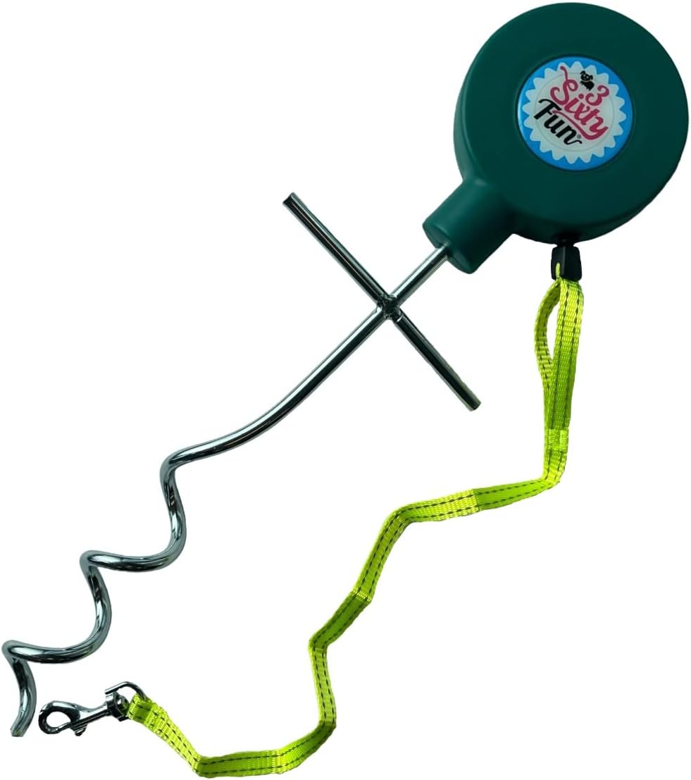 Detalle de 3Sixty Fun – Attache/laisse rotative 5 m sans enchevêtrement pour chiens jusqu’à 25 kg