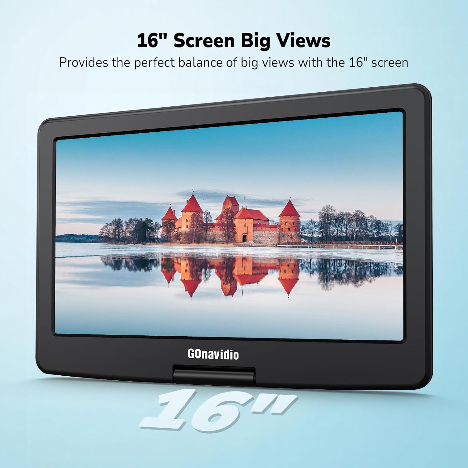 Thumbnail 2 de GOnavidio 17.9-Inch Portable DVD Player with 16-Inch Large HD Screen