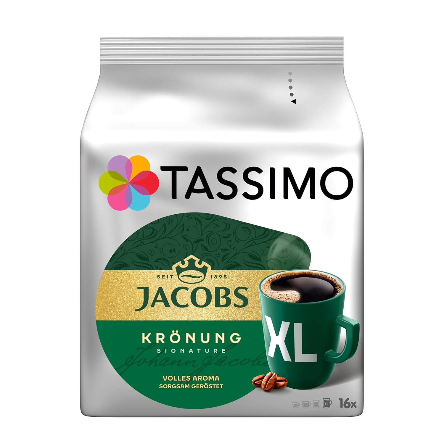 Thumbnail 6 de Tassimo Kapseln Jacobs Krönung XL – 80 Kaffeekapseln (5 x 16 Pads)