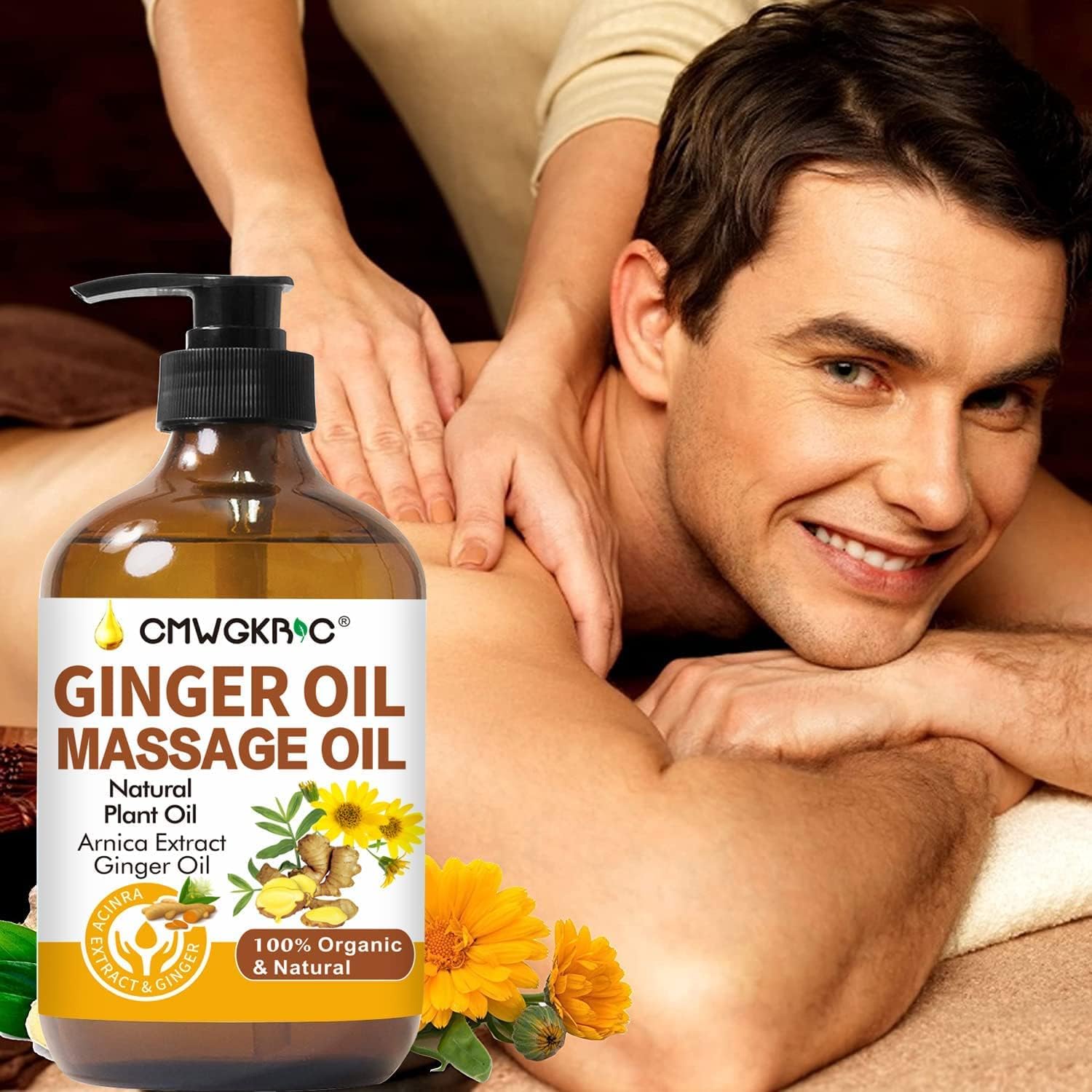 Detalle 2 de Ginger Oil Massage for Lymphatic Drainage 100ml