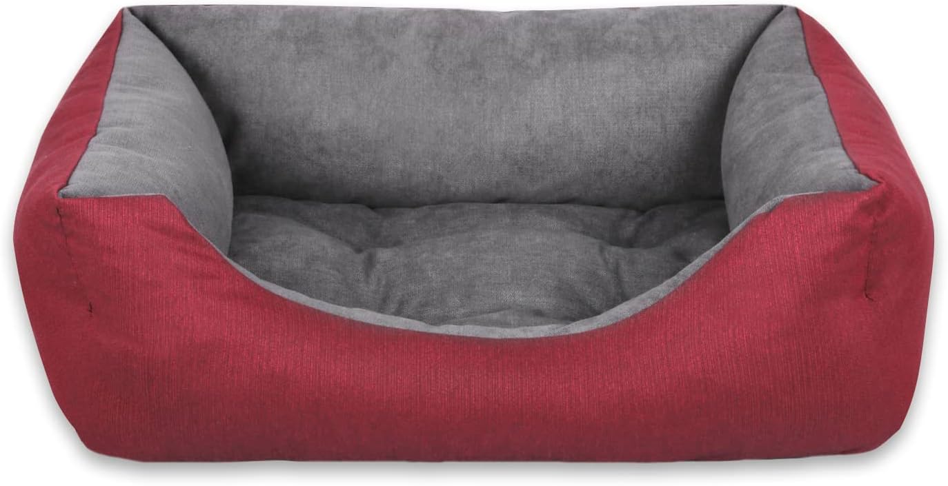 Thumbnail 1 de Mercury Textil Sofá cama mascotas Granate Mediano