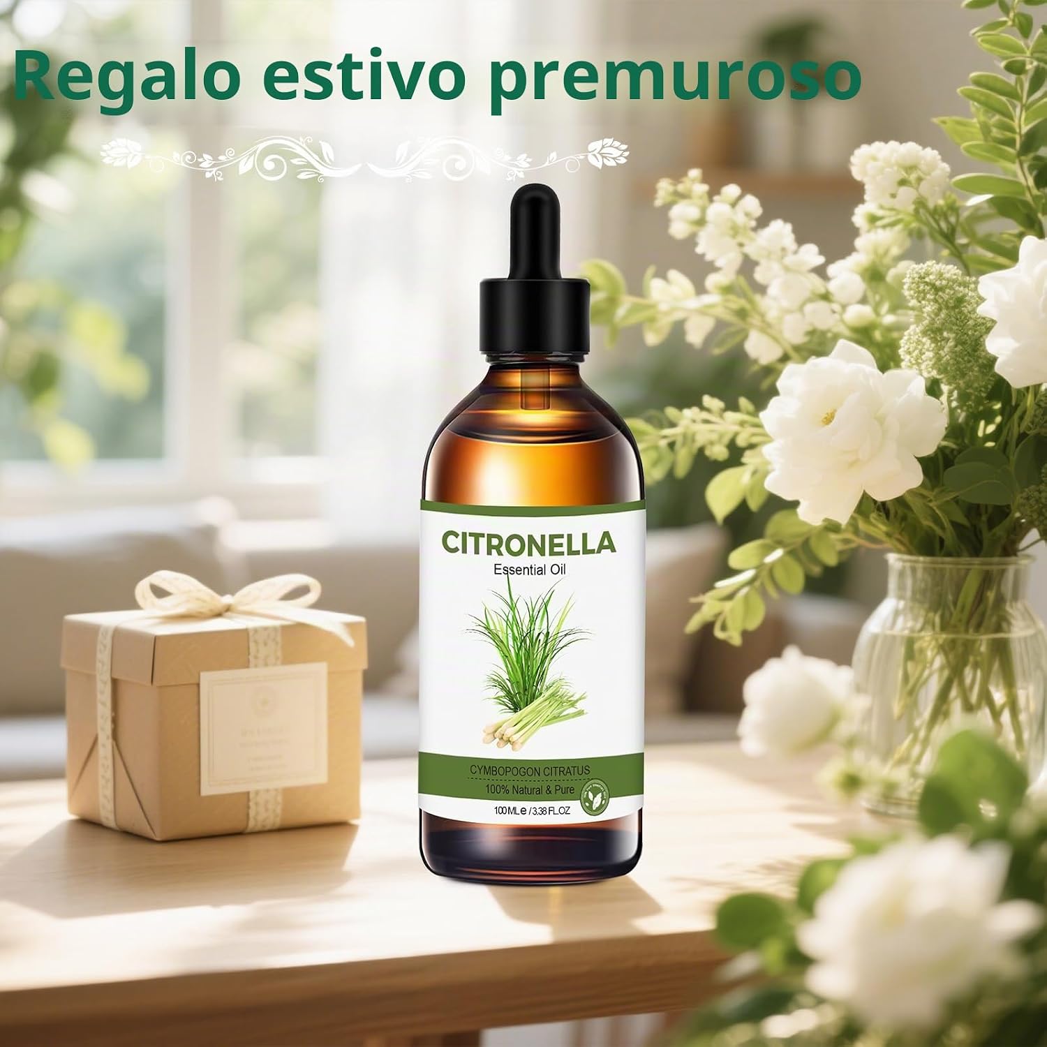 Thumbnail 6 de Olio di citronella 100 ml puro – olio essenziale per diffusori, massaggi e DIY