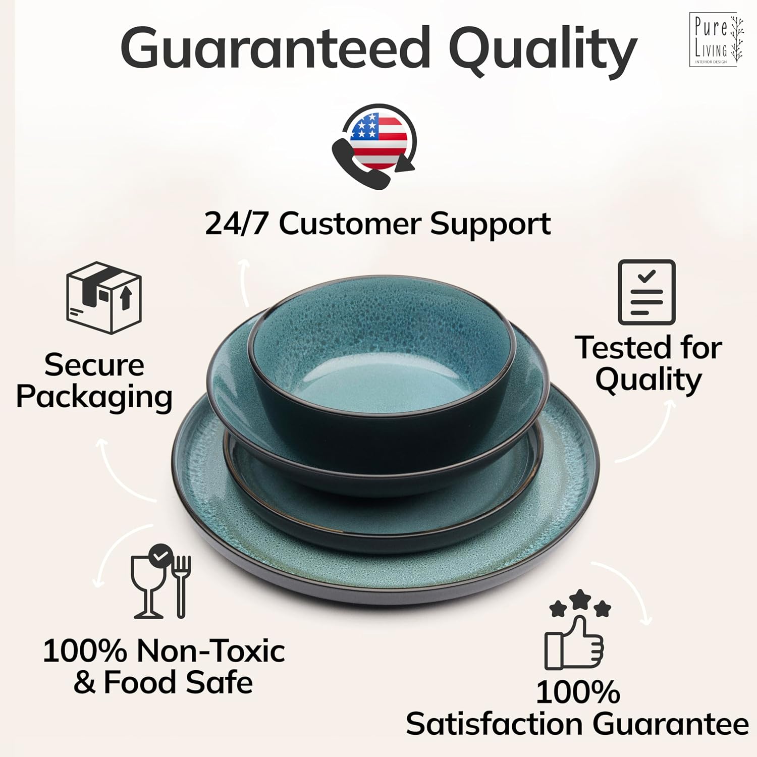 Thumbnail 6 de Modern Stoneware 16-Piece Dinnerware Set 🍽