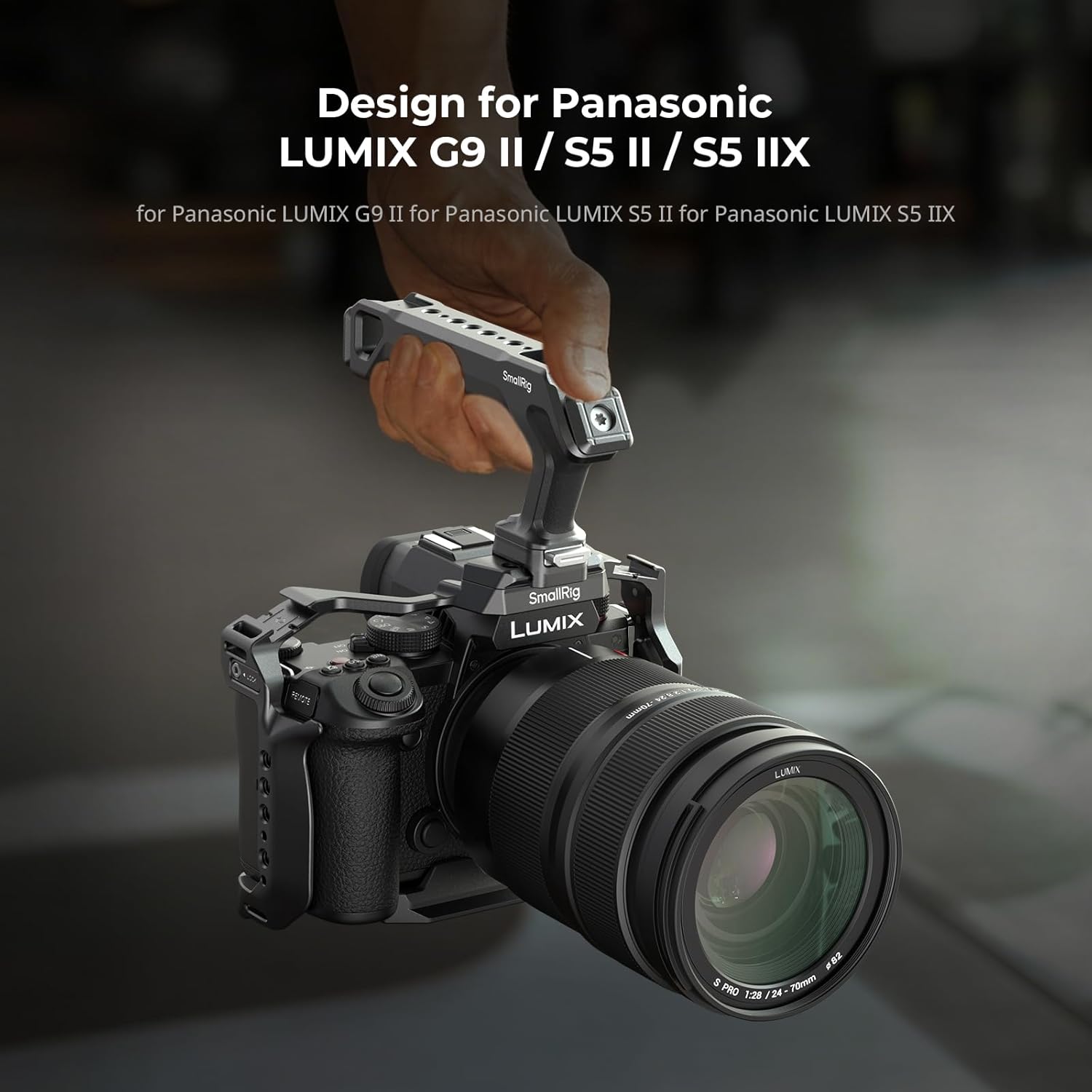 Thumbnail 1 de SMALLRIG 5752 Cage Kit with NATO Top Handle for Panasonic G9 II / S5 II / S5 IIX