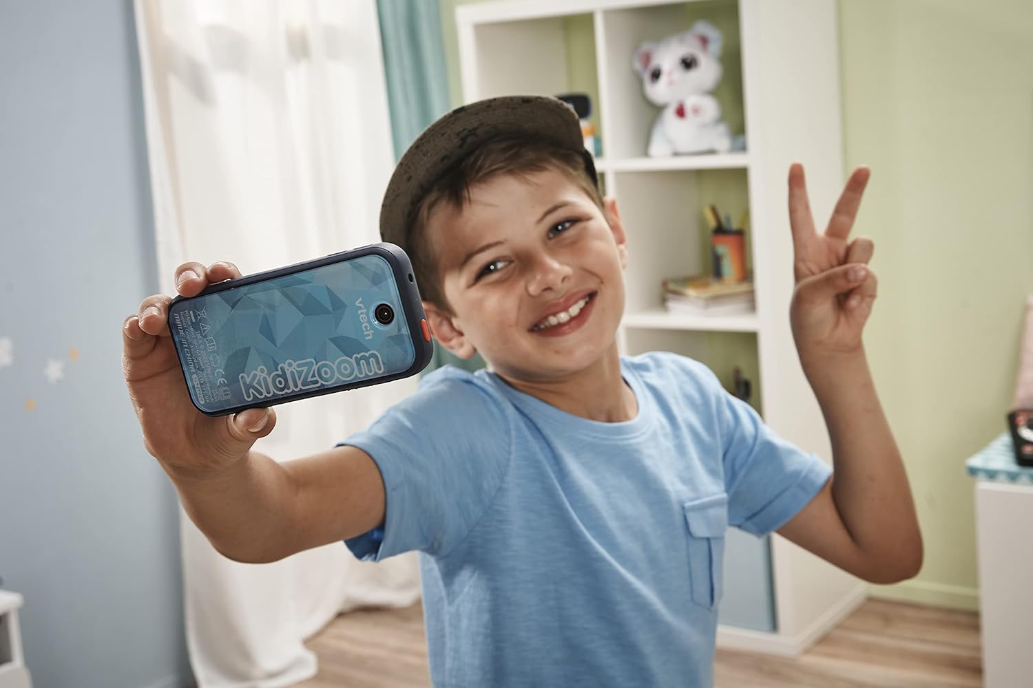 Thumbnail 4 de VTech KidiZoom Snap Touch (Blue) pocket touchscreen camera for kids, dual 5MP