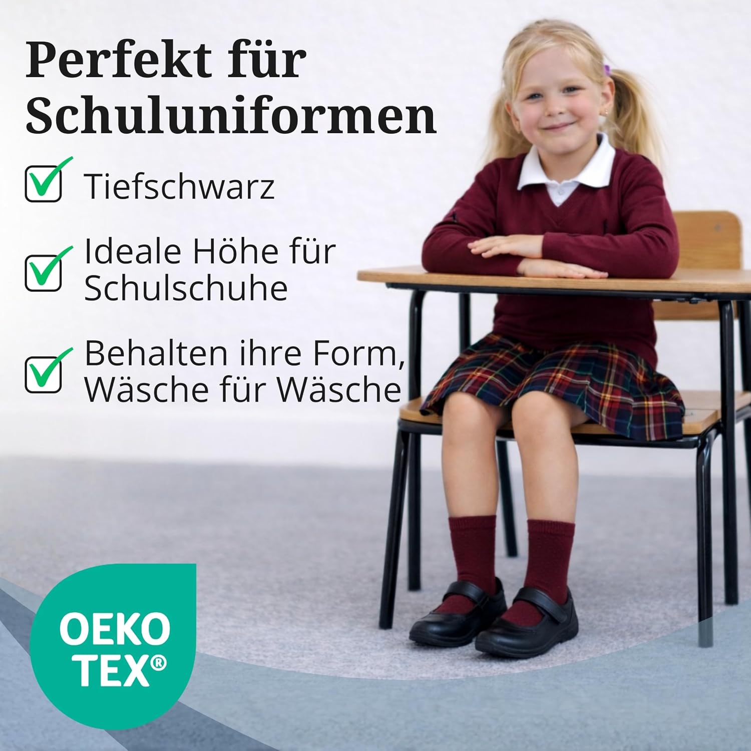 Detalle 2 de bisoo Kindersocken Set 5 Paar für Schule