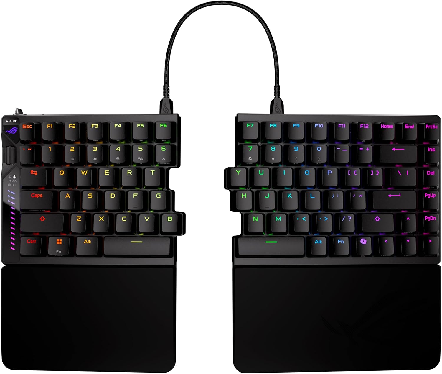 Detalle de ASUS ROG Falcata M703 ROG FALCATA/HFXV2/US/PBT 75%分割型ゲーミングキーボード