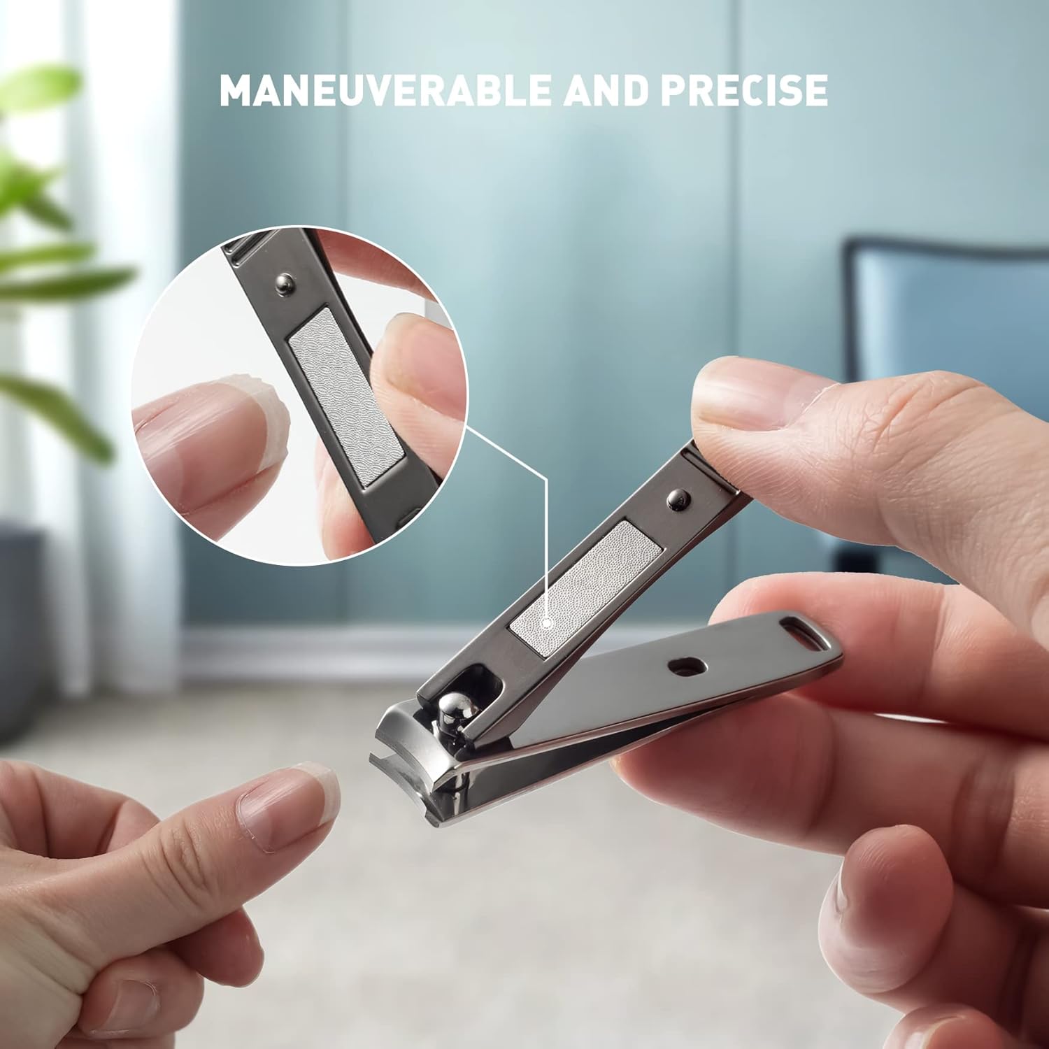Detalle 2 de BEZOX Sturdy Nail Clipper Set for Seniors and Kids ✂