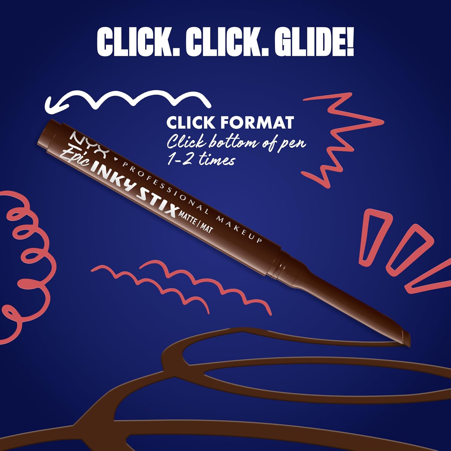 Detalle 2 de NYX Epic Inky Stix eyeliner 16 Ore 💄