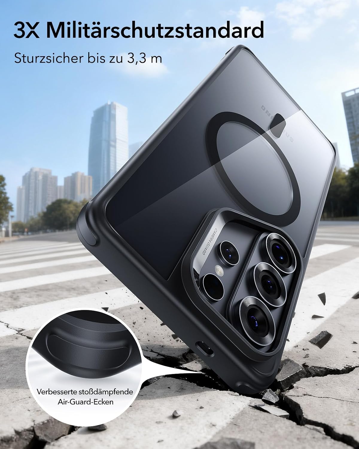 Detalle de ESR Galaxy S26 Ultra Hülle mit MagSafe