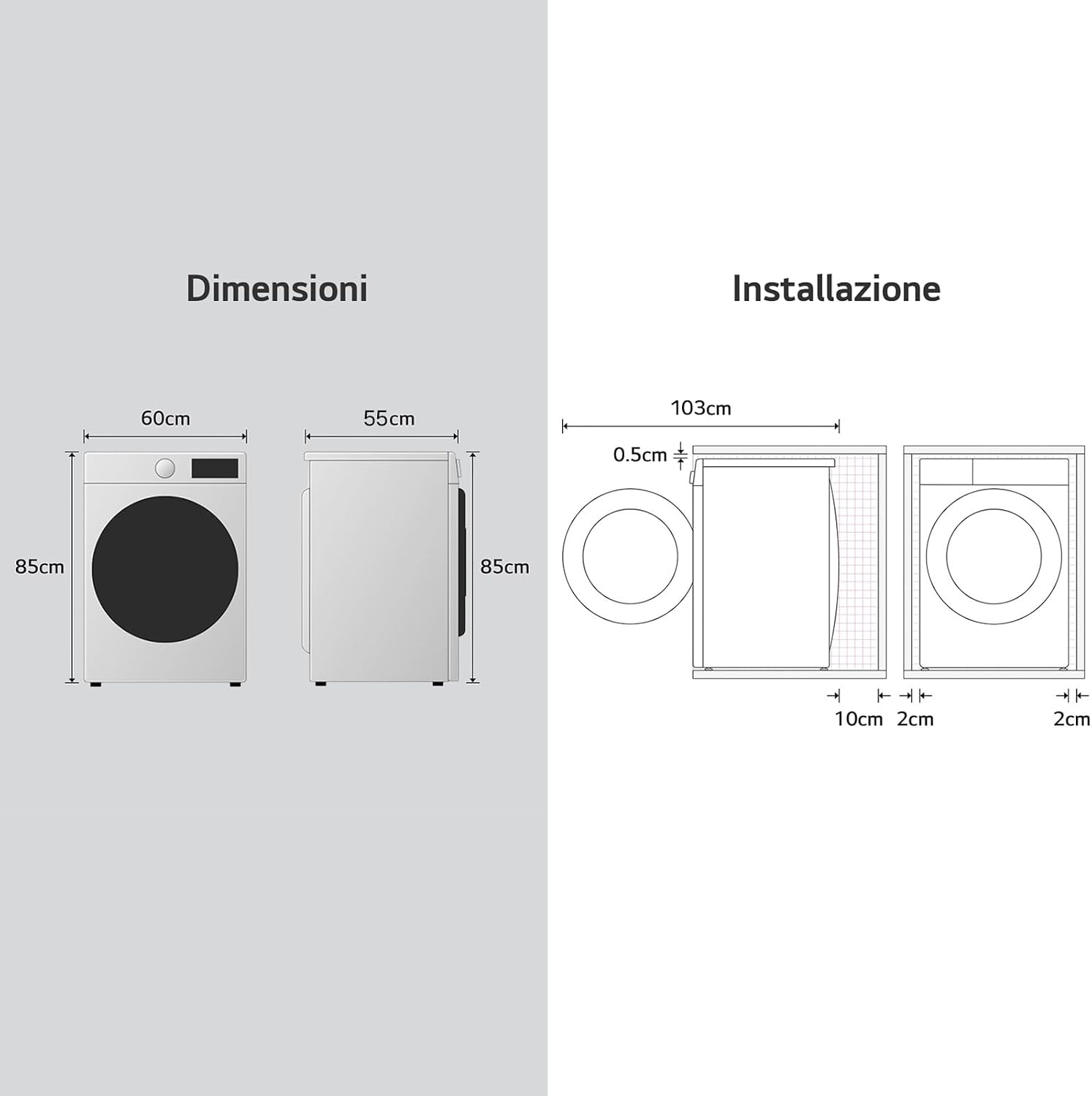 Thumbnail 6 de LG F4NX1009NWB Lavatrice 9 kg a Carica Frontale Serie X1: efficienza, igiene e integrazione smart