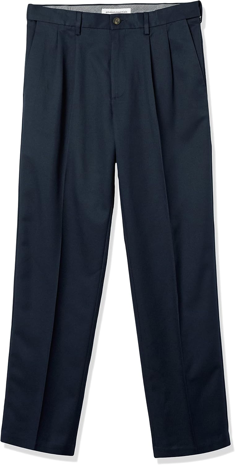 Thumbnail 5 de Amazon Essentials Men's Classic Fit Formal Expandable-Waist Pleated Dress Trousers