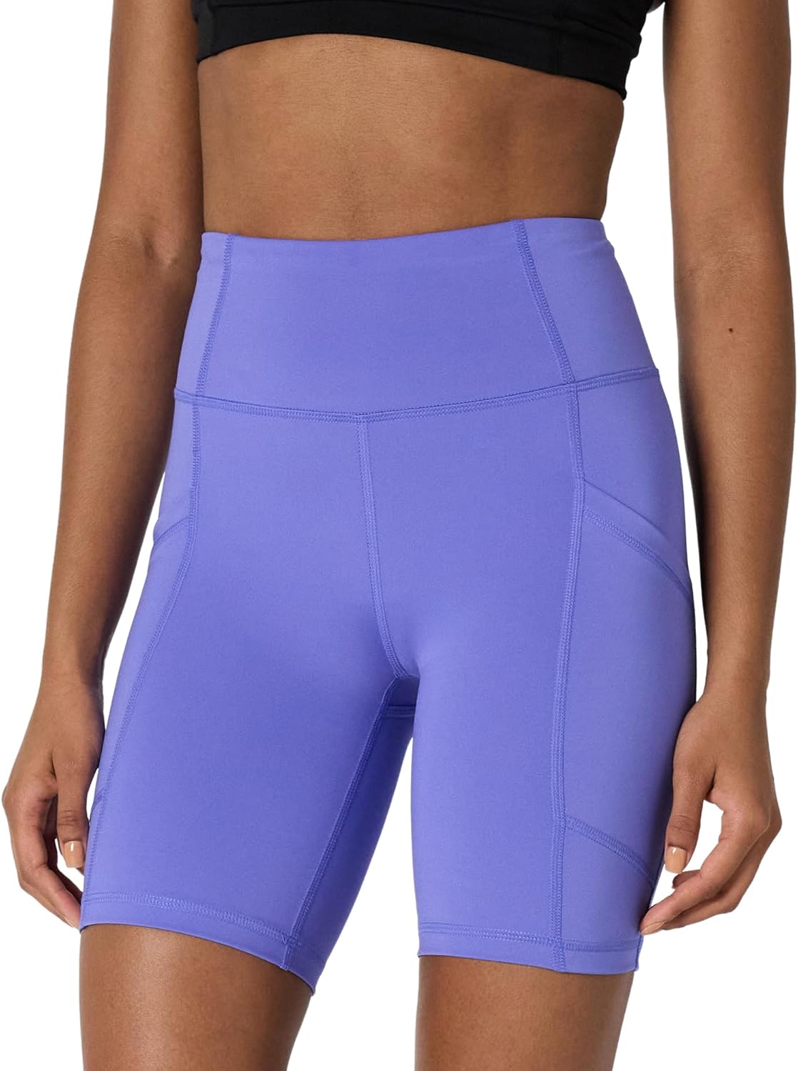 Thumbnail 6 de Amazon Essentials Active Sculpt women’s high waist moisture-wicking biker shorts with pockets
