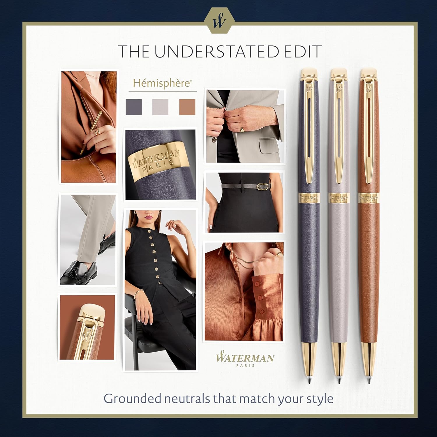 Thumbnail 5 de Waterman Hémisphère penna roller rosso rame ✒️