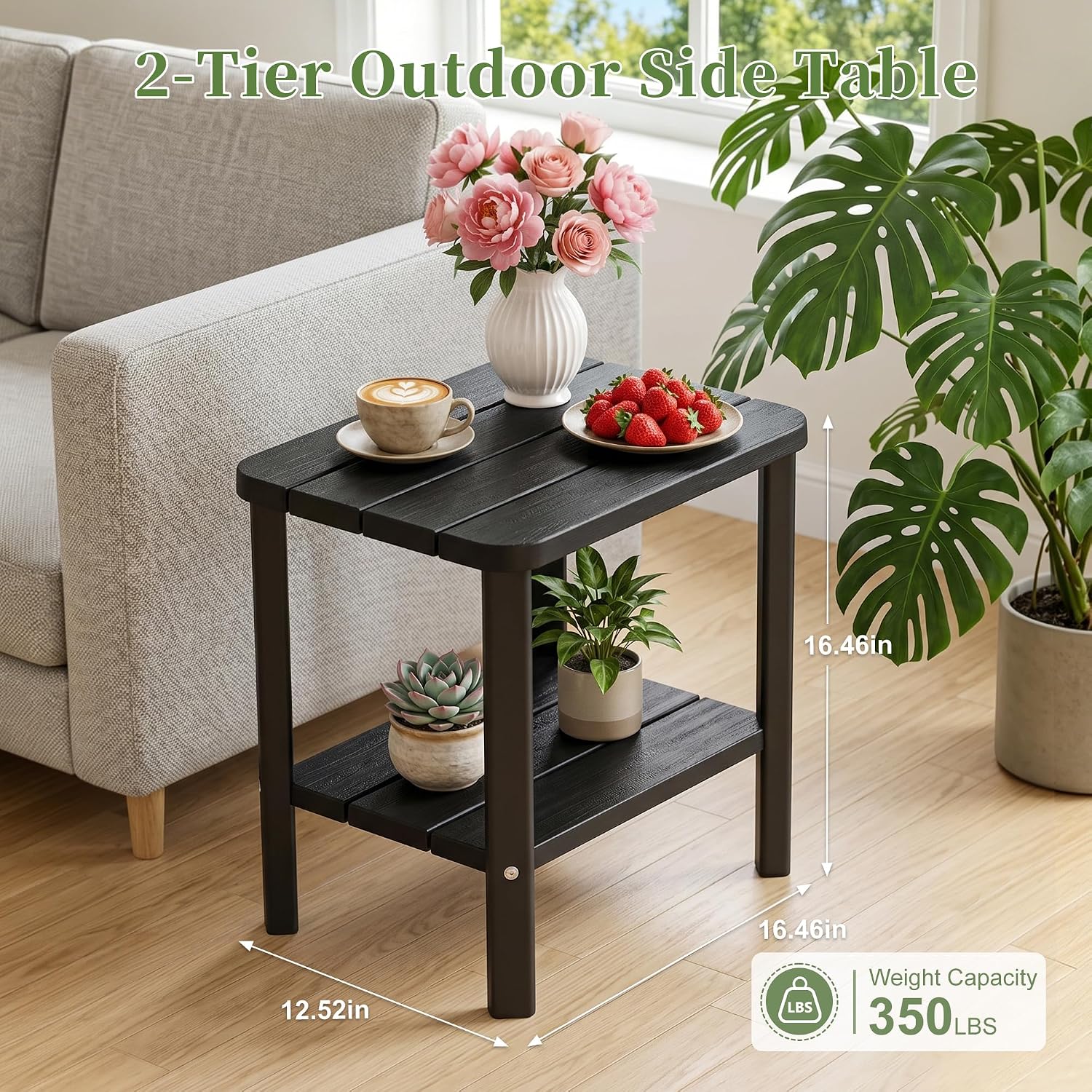Thumbnail 2 de EFU Outdoor Side Table, Resin