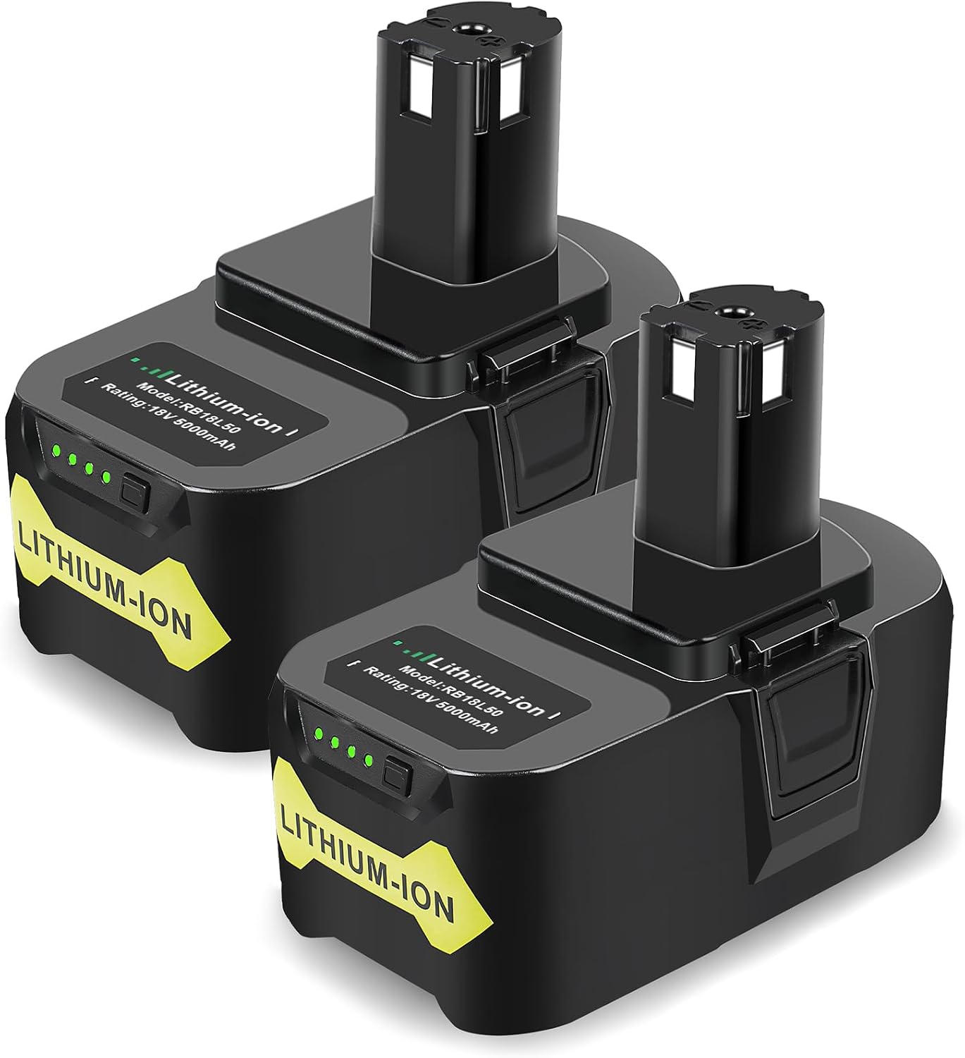 Detalle de ASUNCELL RB18L50 18V 5.0Ah Ryobi replacement battery