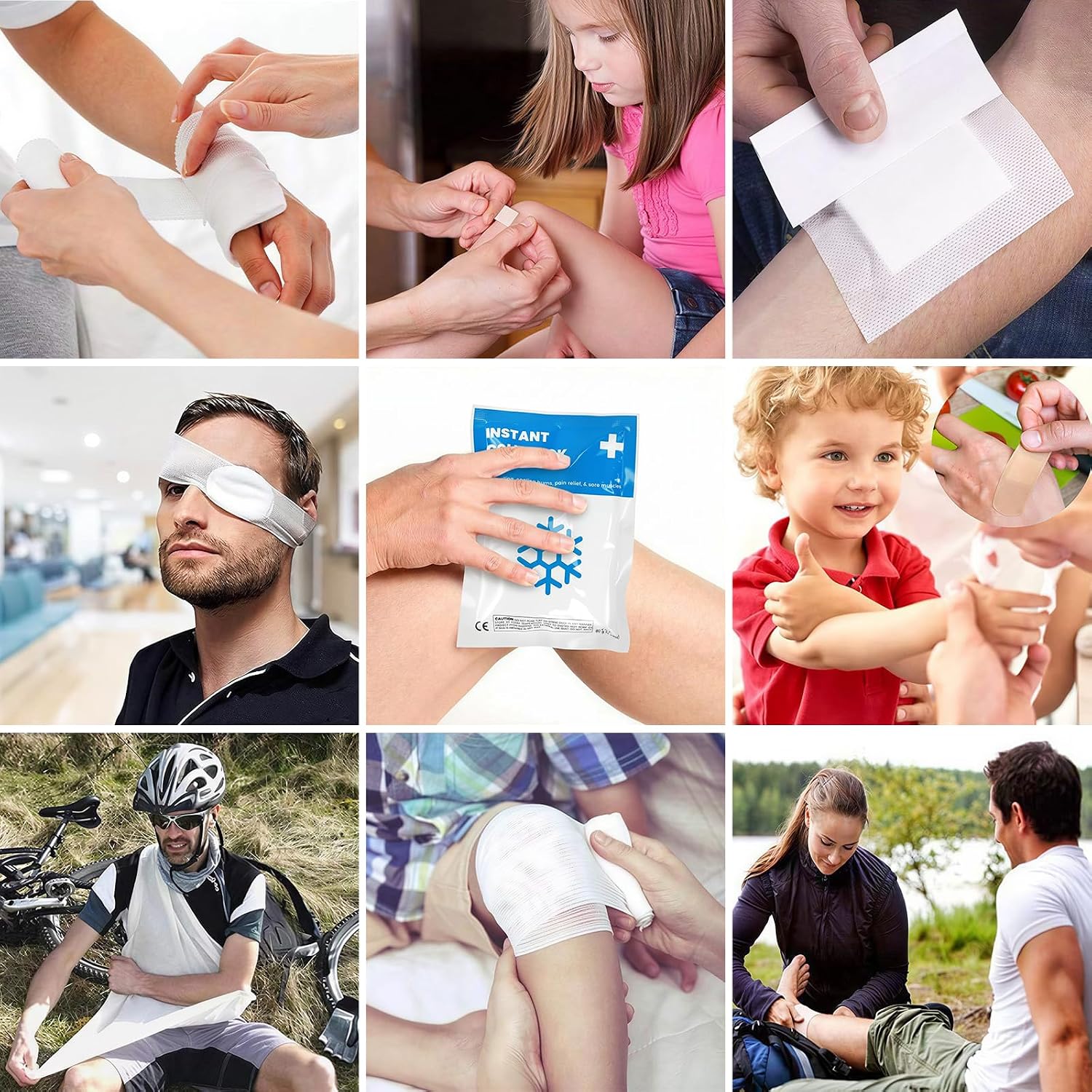 Thumbnail 6 de HONYAO First Aid Kit 220 Pcs with Premium Waterproof Nylon Shell
