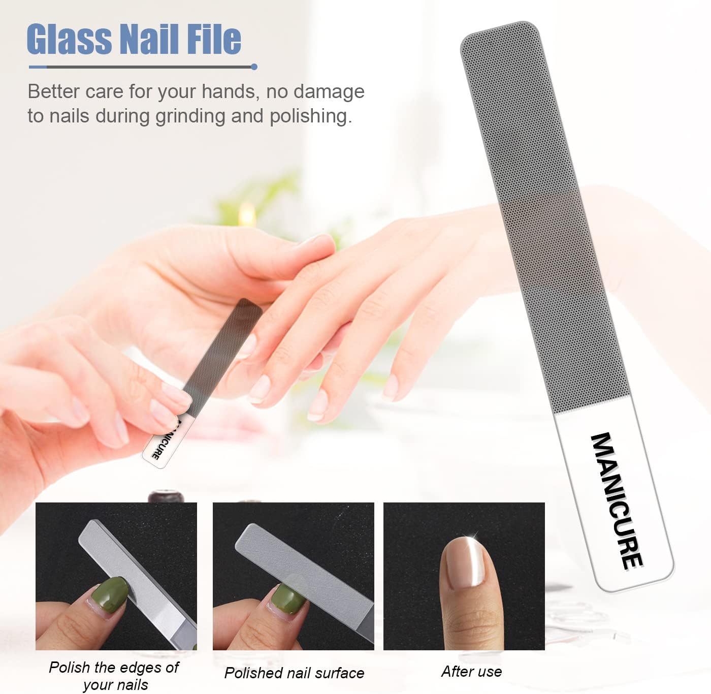Detalle 2 de Leipple L2022 16-Piece Stainless Steel Manicure & Pedicure Kit with Leather Case