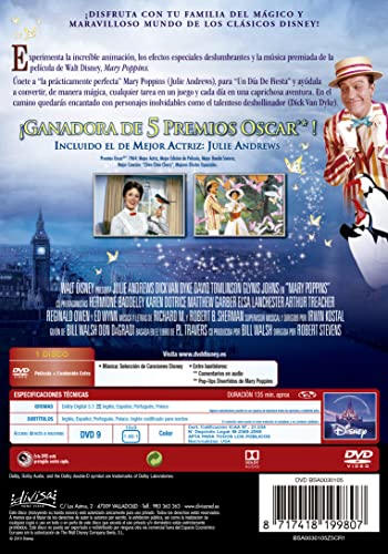 Thumbnail 1 de Mary Poppins [DVD] – Edición Especial 45 Aniversario | Divisa Films