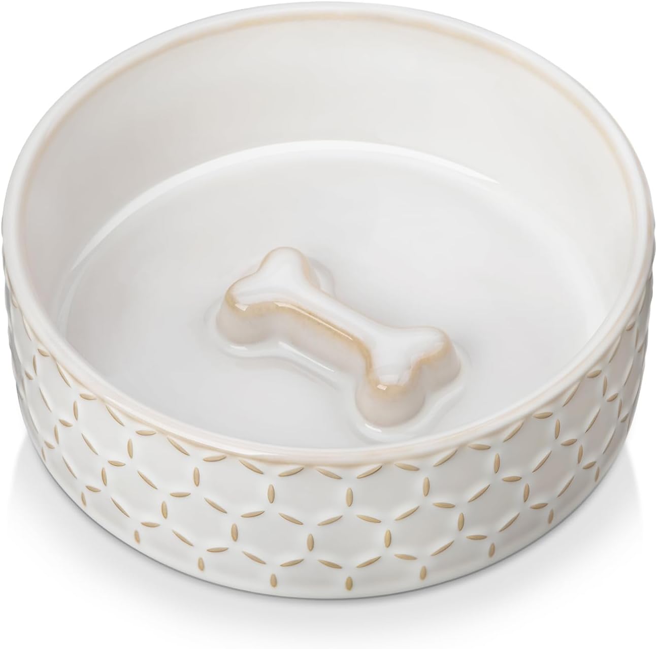 Detalle de MALACASA Ceramic Pet Bowl, 2-Cup Capacity