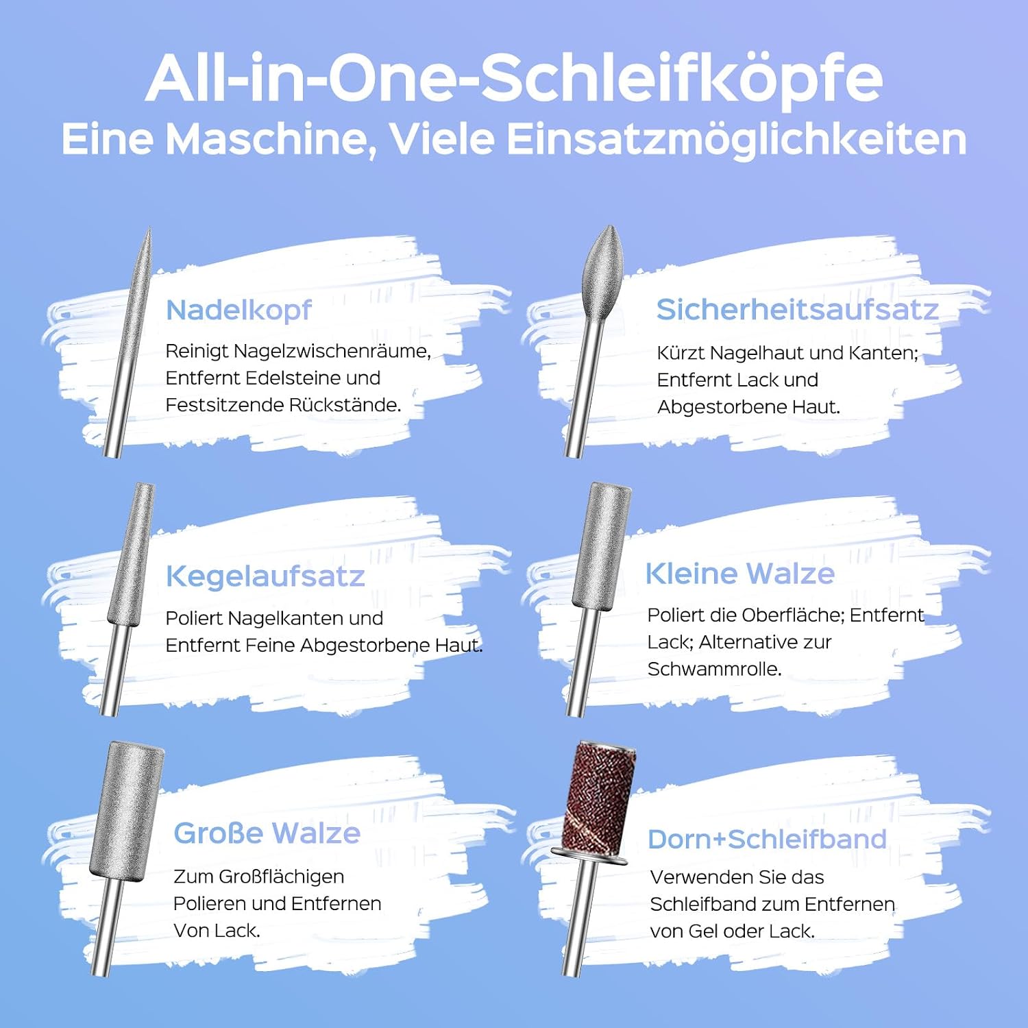 Thumbnail 6 de COSLUS Elektrische Nagelfräser 40000 U/min – Nagelfeile