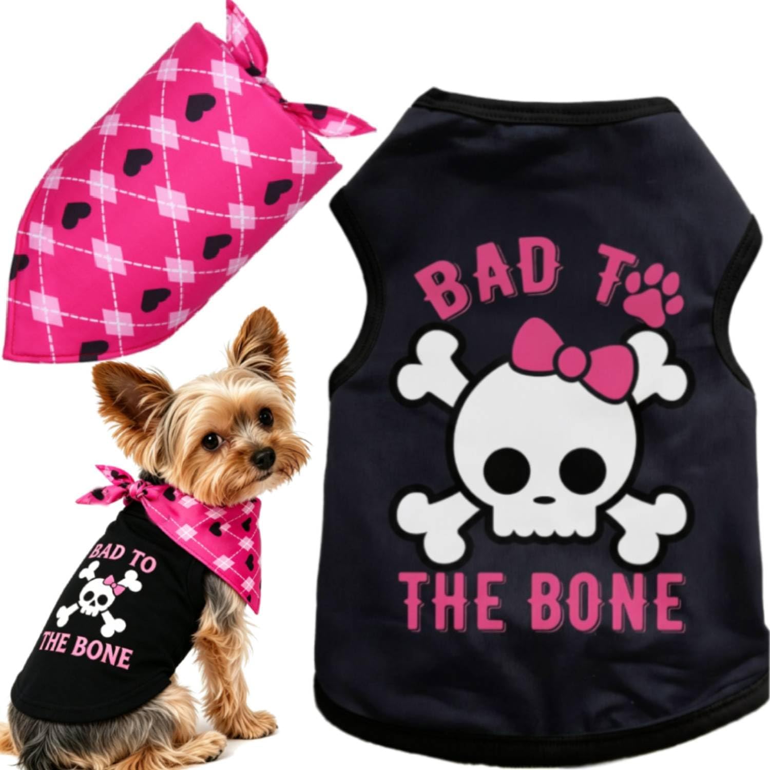 Detalle de Dog Shirt and Bandana Set M