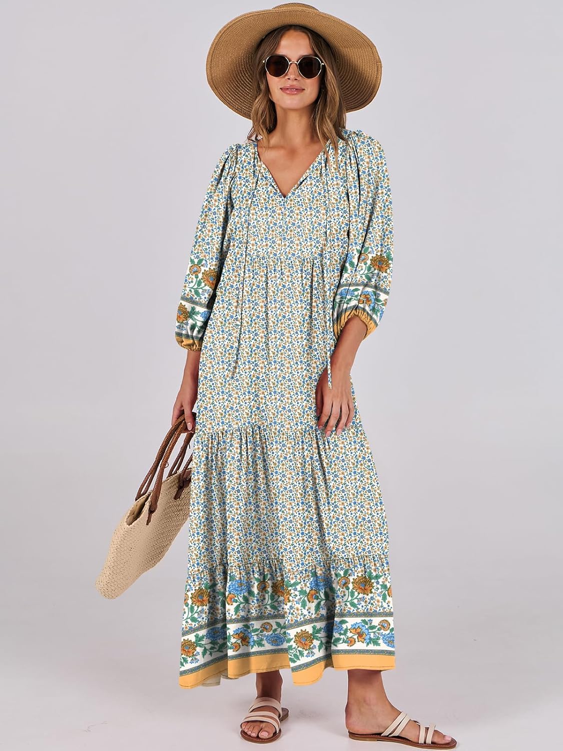 Thumbnail 6 de ANRABESS 2026 Boho Maxi Dress S–XXL 🌺