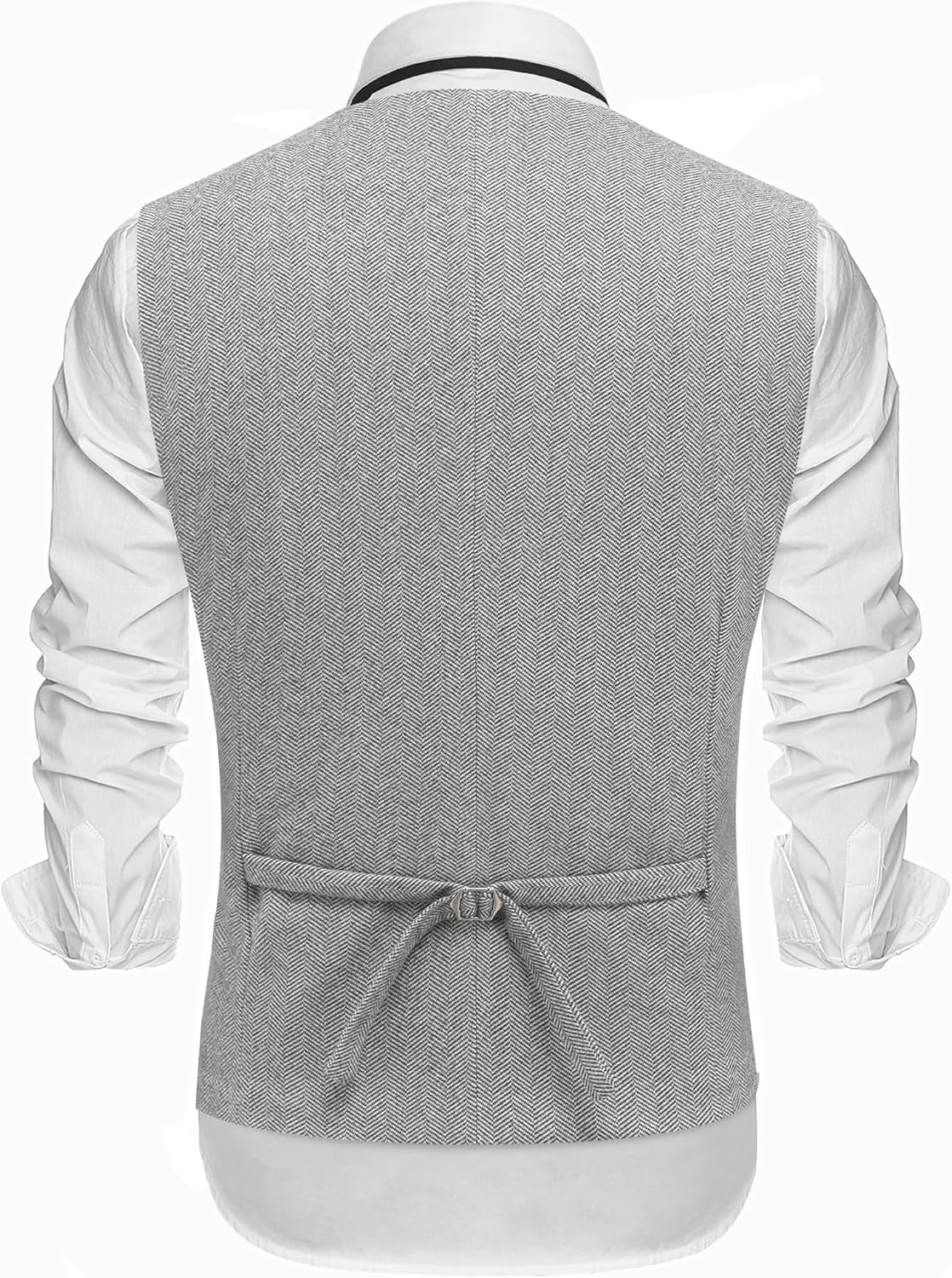 Thumbnail 2 de COOFANDY Gilet Classique couleur Unie Hommes