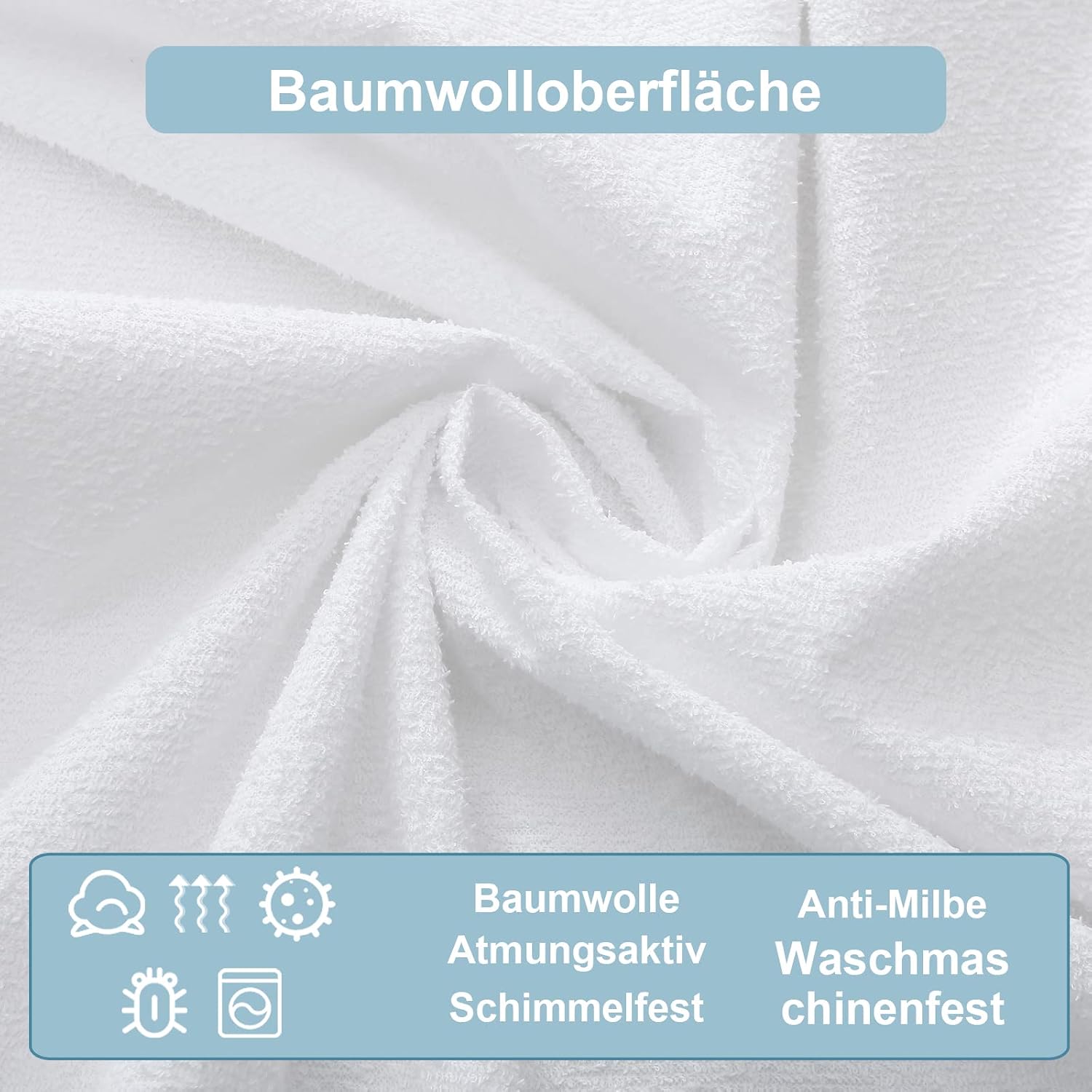 Thumbnail 3 de Bedecor Coprimaterasso singolo 90x200x20 cm impermeabile