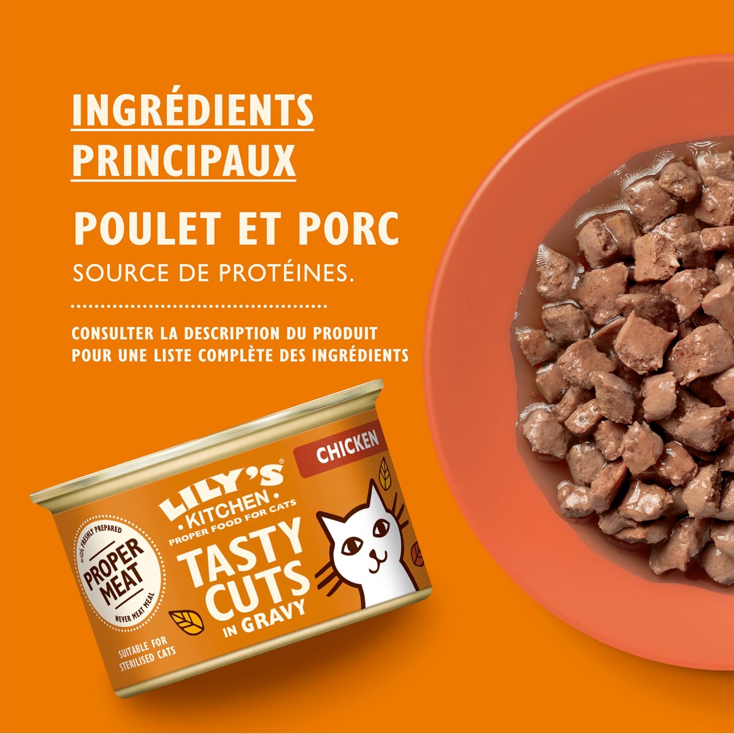 Detalle 2 de Lily's Kitchen Bouchures Poulet 18x85g đ±