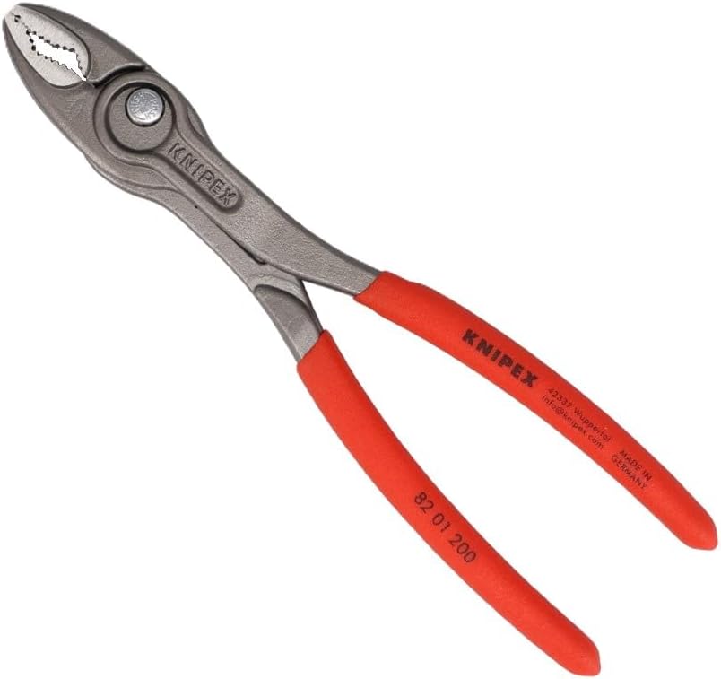 Detalle de KNIPEX TwinGrip 8201-200SB スリップジョイントプライヤー 5段階調整・前面と側面で把持