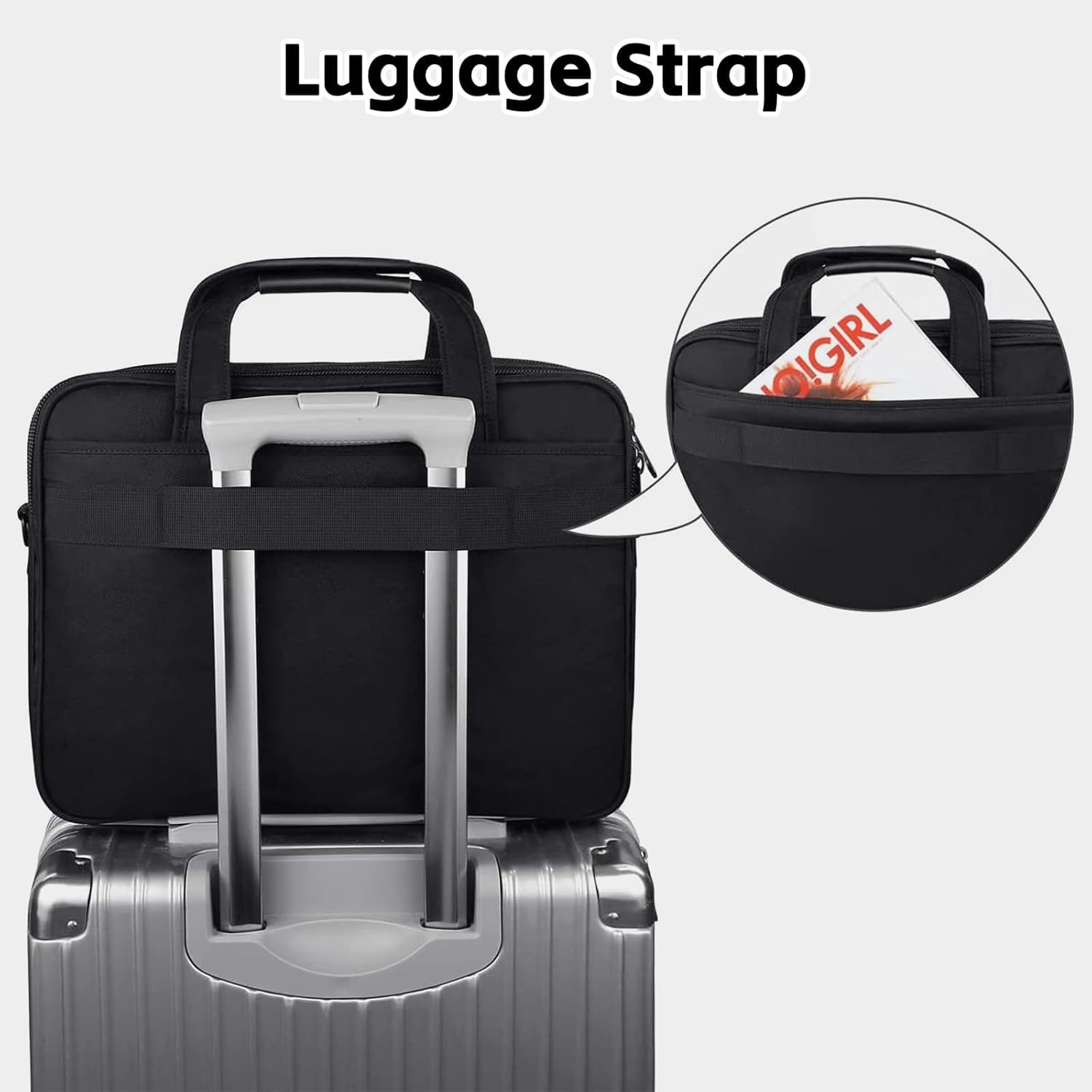 Thumbnail 5 de MATEIN Laptoptasche 15,6 Zoll Business-Umhängetasche 💼