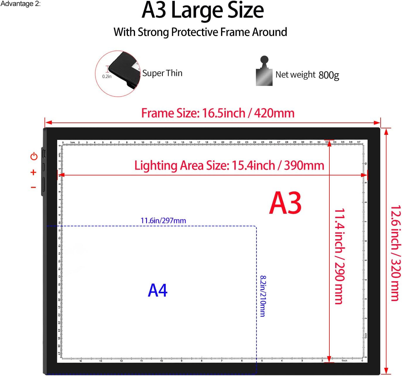 Thumbnail 2 de WELZK Tablette lumineuse A3 🎨
