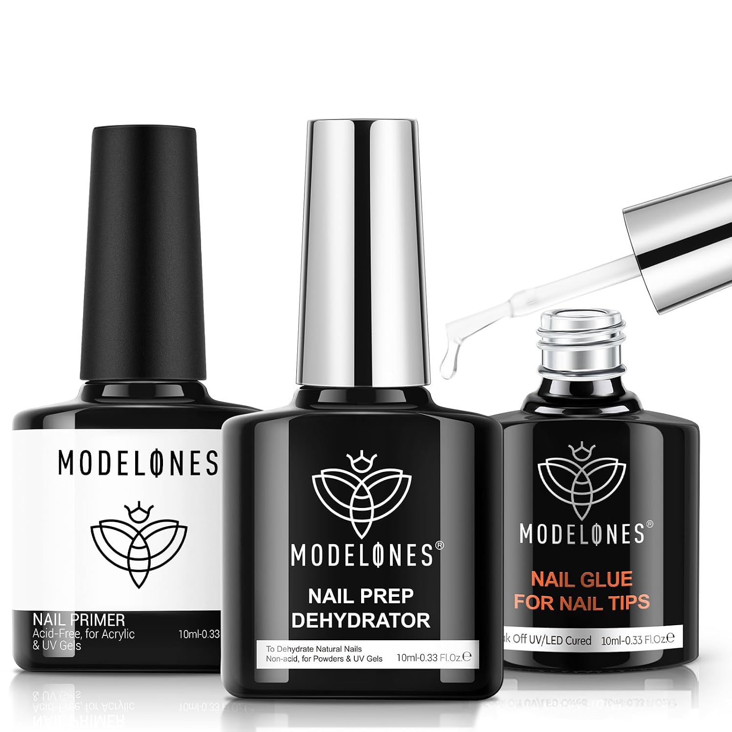 Detalle de modelones 10-in-One Gel Nail Glue 10 mL