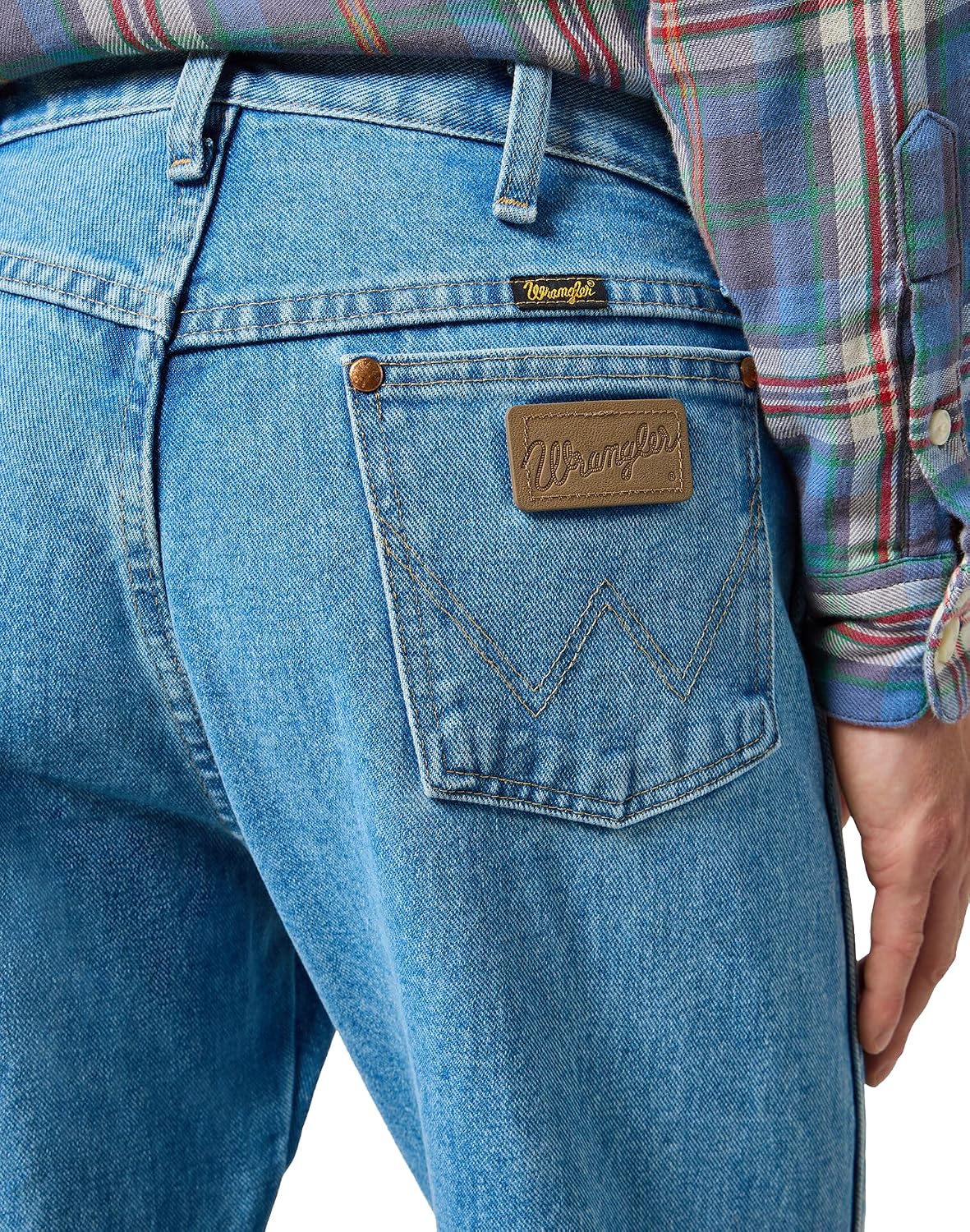Detalle 1 de Wrangler 13MWZ herrjeans, Original Regular med bootcut-passform och raka ben