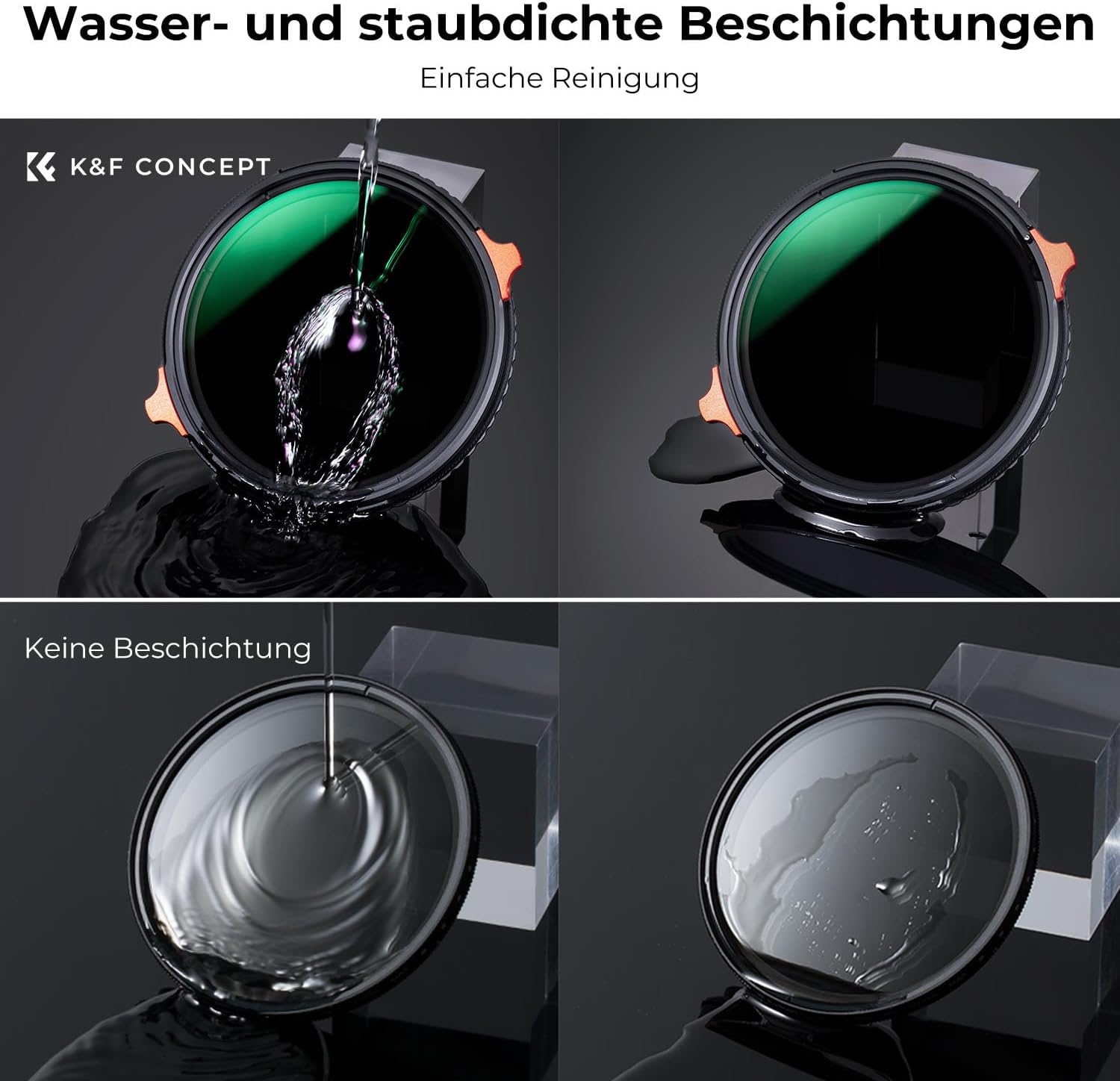 Thumbnail 6 de K&F Concept Nano-X ND Filter 55mm CPL&ND4-ND64 – 2-in-1 Graufilter