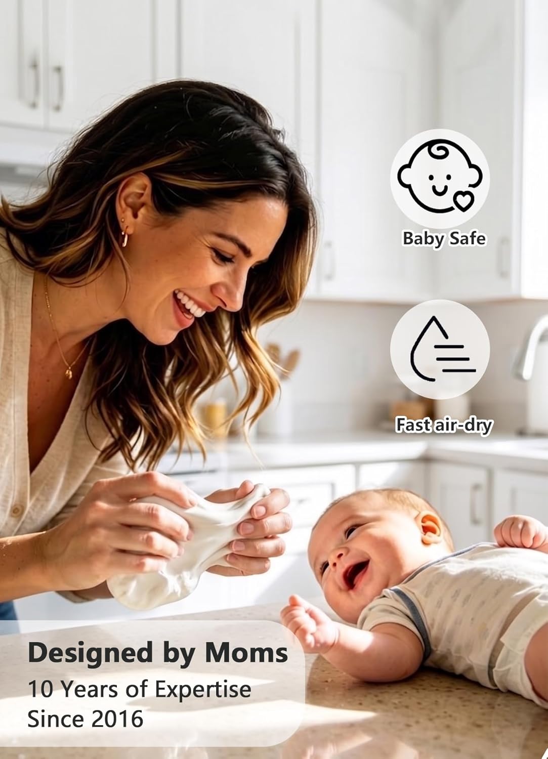 Detalle 2 de PewinGo Footprint & Handprint Clay Kit for Babies