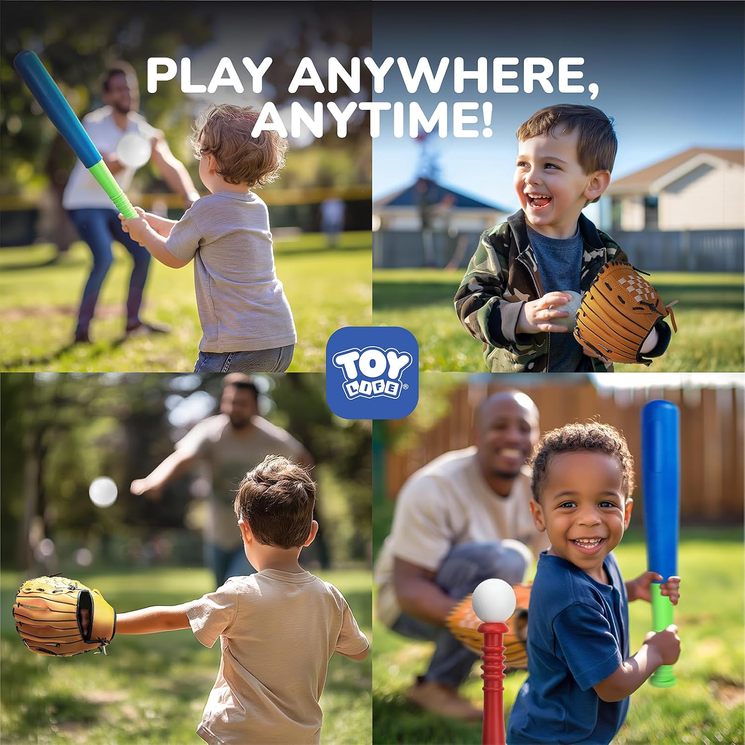 Thumbnail 6 de TOY Life Tee Ball Set for Kids 3-5 & 5-8: Bat, Tee, Glove & 6 Balls