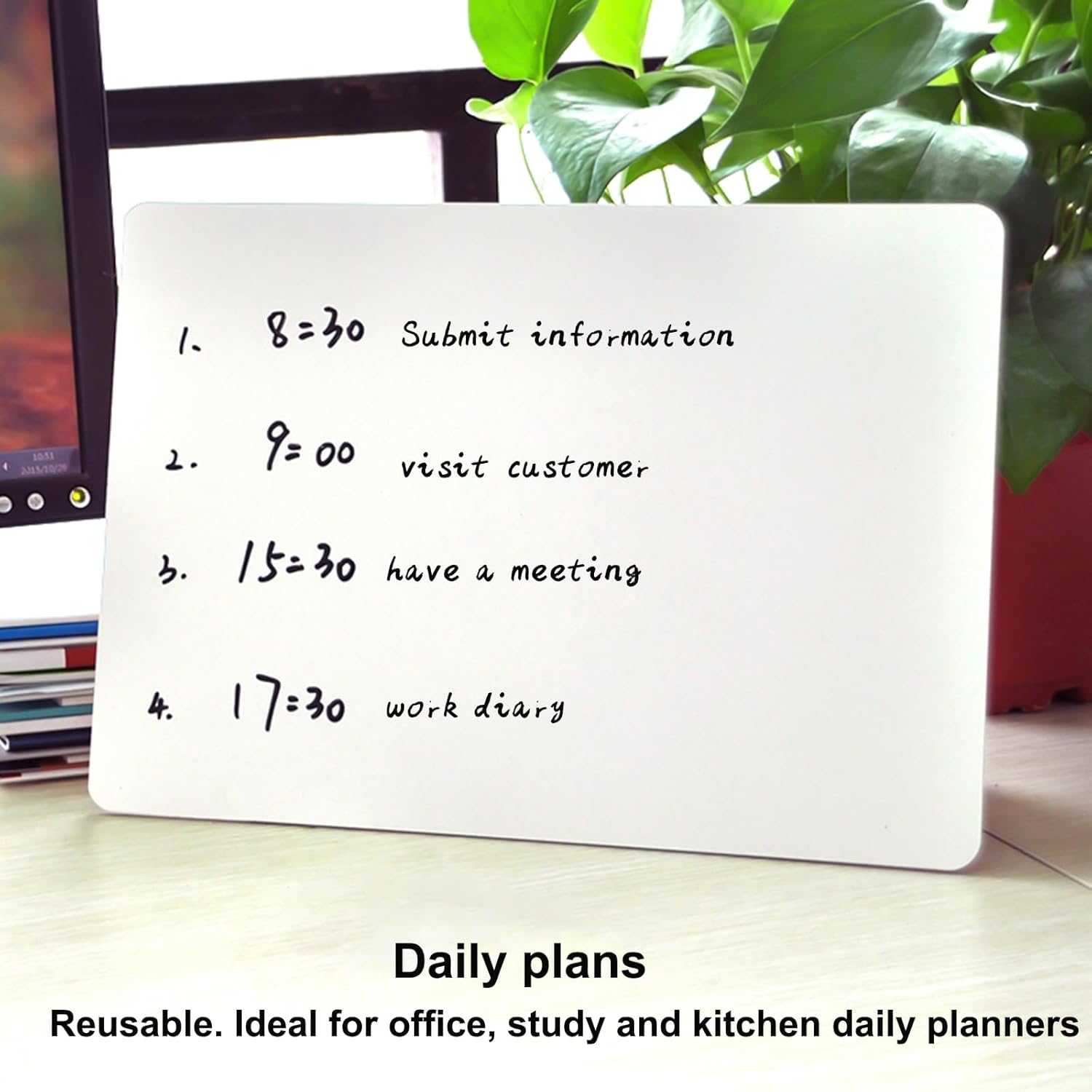 Thumbnail 4 de A4 Mini Dry Erase Whiteboard 2-pack 🧾