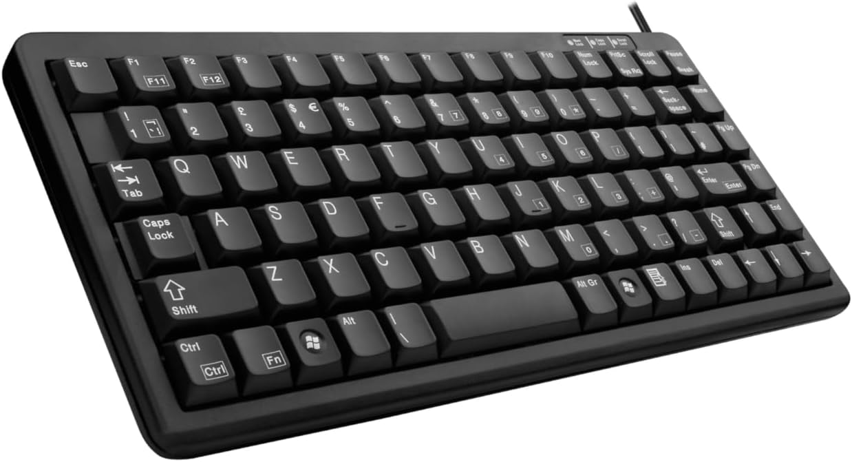 Detalle de CHERRY G84-4100: Kompakte mechanische Tastatur mit Pan-Nordischem Layout (QWERTY) und Kabel, ML-Switches