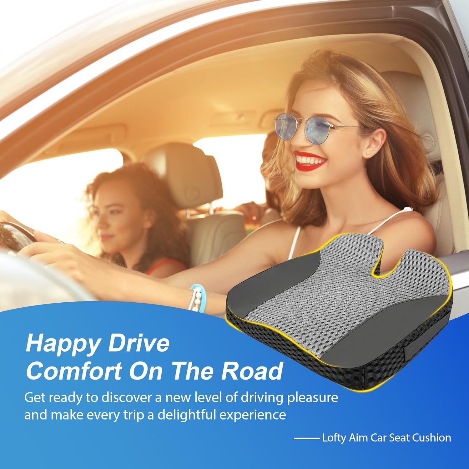 Detalle 2 de Lofty Aim Car Seat Cushion for Comfort